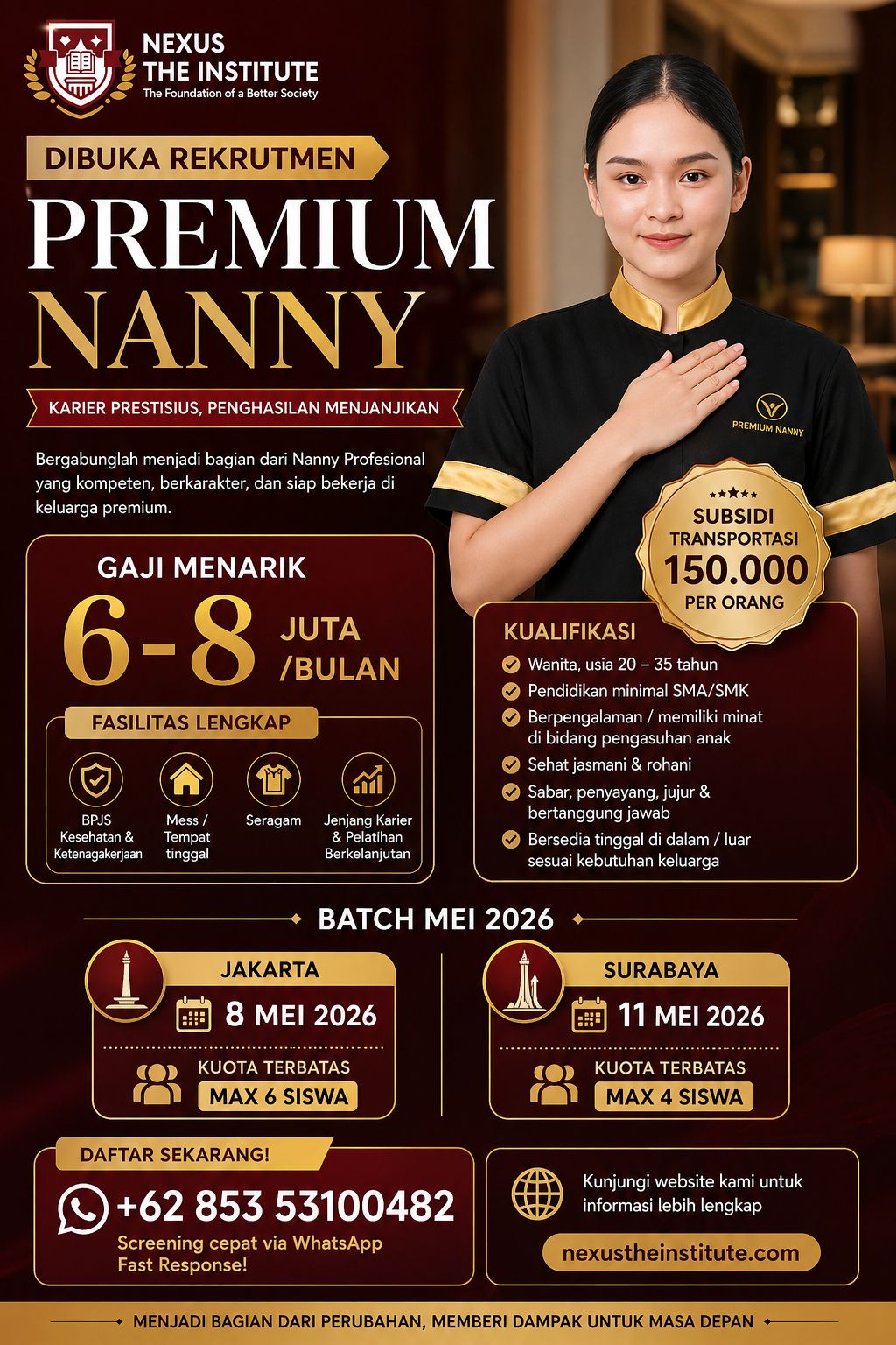 lowongan premium nanny 2026